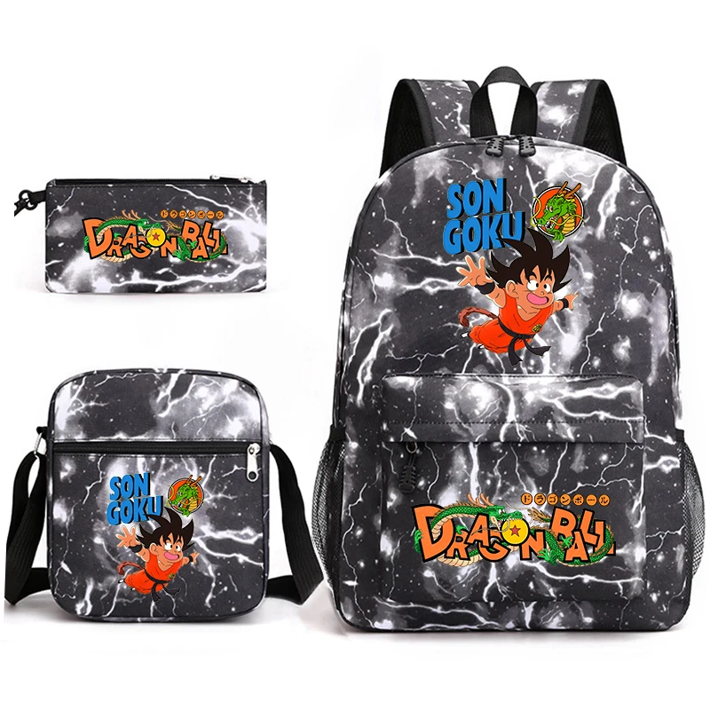 Kids Teen Dragon Ball Z Backpack Set with Shoulder Bag Pencil Case Cartoon School Bags for Boys Girls Students
Kids Teen Dragon Ball Z Backpack Set with Shoulder Bag Pencil Case Cartoon School Bags for Boys Girls Students
