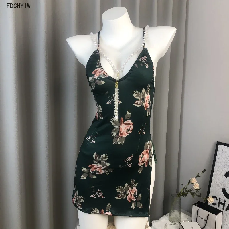 Сексуальная древняя юбка Cheongsam с высокой талией и разрезом с жемчугом, тонкое платье на бедрах с запахом, ретро китайские традиционные экзотические очаровательные костюмы, зеленый цвет
Сексуальная древняя юбка Cheongsam с высокой талией и разрезом с жемчугом, тонкое платье на бедрах с запахом, ретро китайские традиционные экзотические очаровательные костюмы, зеленый цвет