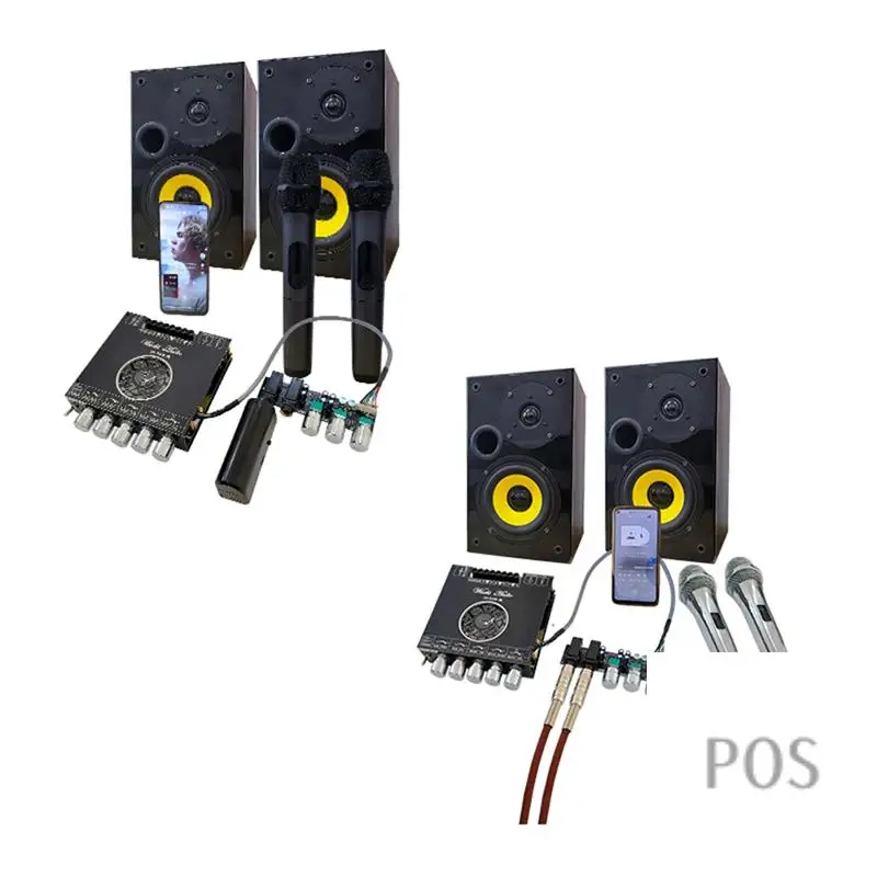 ZK-DAM L1 2.1 Channel BT5.0 Amplifier Board TPA3251D2 220Wx2&350W High Power Subwoofer Amplifier Boards Subwoofer-POS
ZK-DAM L1 2.1 Channel BT5.0 Amplifier Board TPA3251D2 220Wx2&350W High Power Subwoofer Amplifier Boards Subwoofer-POS