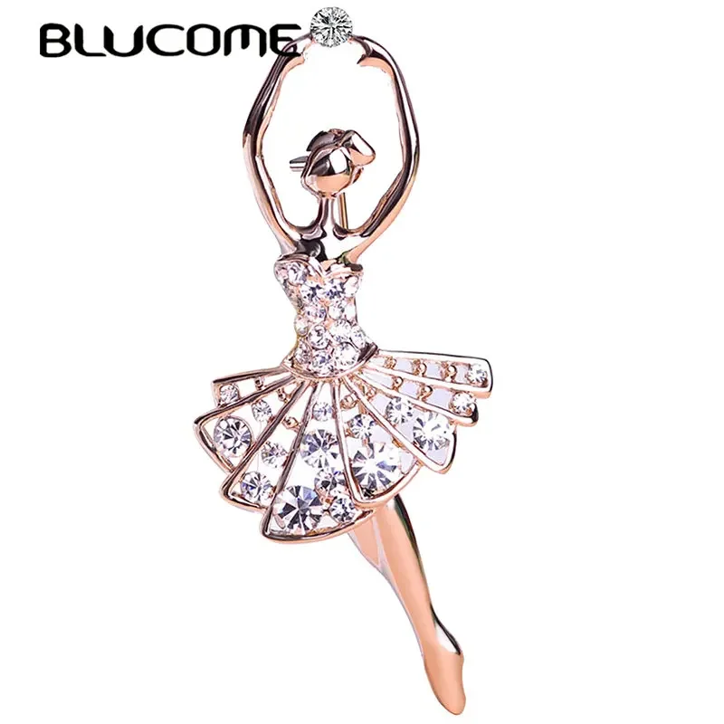 Женская/Детская Брошь-фигурка Blucome, брошь в форме балерины, украшенная стразами, Ювелирное Украшение для одежды, аксессуар для одежды, 2019
Женская/Детская Брошь-фигурка Blucome, брошь в форме балерины, украшенная стразами, Ювелирное Украшение для одежды, аксессуар для одежды, 2019