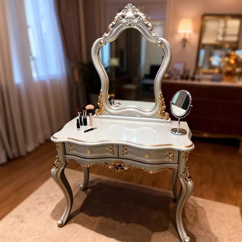 Luxury Natural Vanity Table Dest Drawers Chair Saving Corner Dressing Table White Small Make Up Tafel Furnitures For Bedroom
Luxury Natural Vanity Table Dest Drawers Chair Saving Corner Dressing Table White Small Make Up Tafel Furnitures For Bedroom