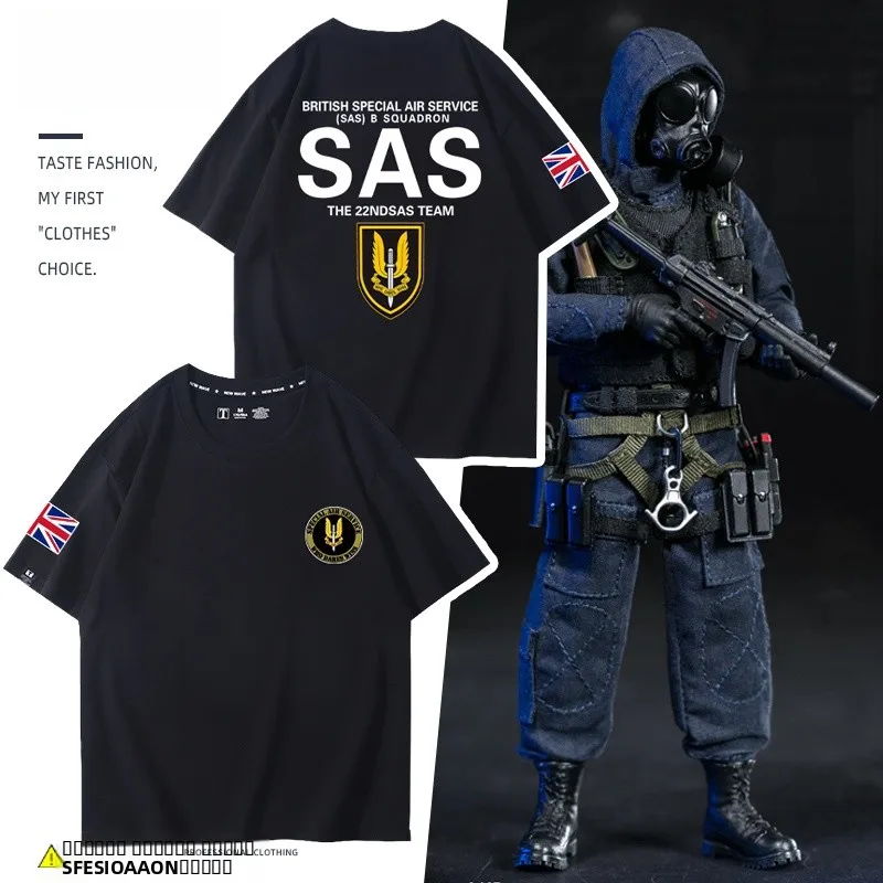 Тактическая мужская футболка с коротким рукавом, летняя повседневная хлопковая футболка с круглым вырезом, свободного кроя, в стиле милитари, для фанатов спецназа, SAS, Rainbow Six
Тактическая мужская футболка с коротким рукавом, летняя повседневная хлопковая футболка с круглым вырезом, свободного кроя, в стиле милитари, для фанатов спецназа, SAS, Rainbow Six