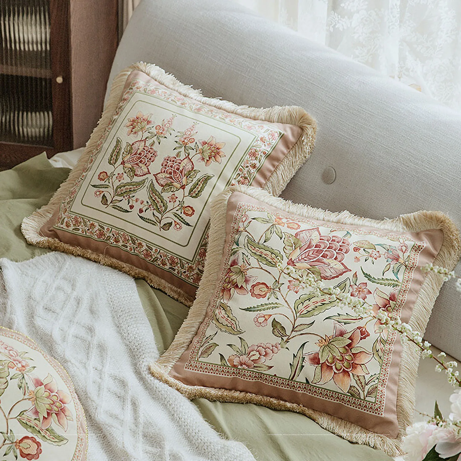 European Style Short Plush Pillow Cover Fashion Home Decor Items Sofa Cushion Dakimakura Pink Floral Pattern 45x45 Customization
European Style Short Plush Pillow Cover Fashion Home Decor Items Sofa Cushion Dakimakura Pink Floral Pattern 45x45 Customization