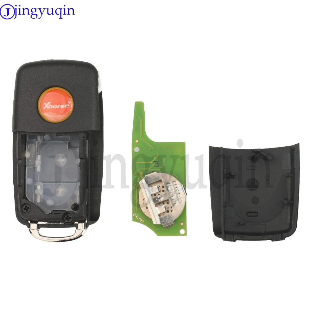 Автомобильный ключ Jingyuqin 3Buttons Xhorse XEB510EN B5 Super Remote с чипом XT27B для Volkswagen, совместимый с VVDI Tool
Автомобильный ключ Jingyuqin 3Buttons Xhorse XEB510EN B5 Super Remote с чипом XT27B для Volkswagen, совместимый с VVDI Tool
