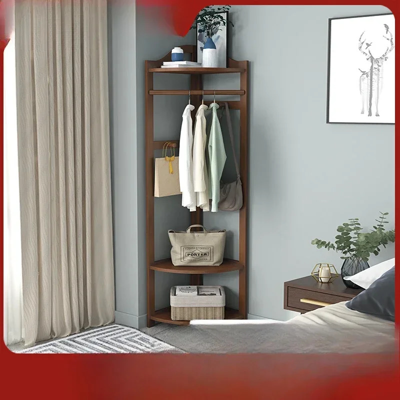 Solid wood corner coat rack hanger floor-to-ceiling bedroom simple household multi-functional corner space-saving hanger
Solid wood corner coat rack hanger floor-to-ceiling bedroom simple household multi-functional corner space-saving hanger