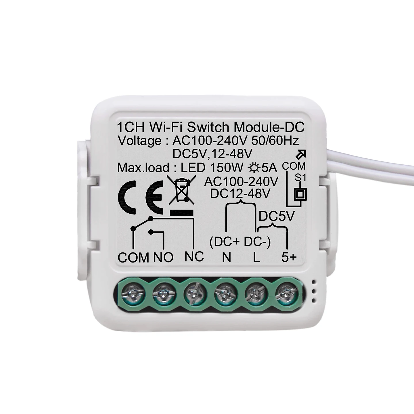 1CH/2CH Wi-Fi Switch Module-DC DC5V/12-48V Mini Smart Switch Breaker WIFI AC100-240V Alexa Via Google Home
1CH/2CH Wi-Fi Switch Module-DC DC5V/12-48V Mini Smart Switch Breaker WIFI AC100-240V Alexa Via Google Home