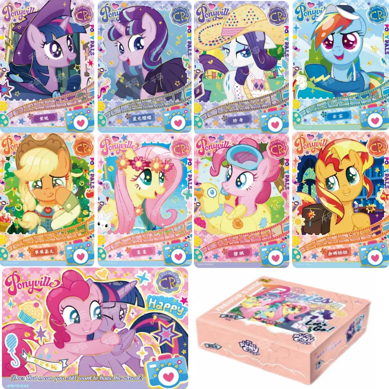 KAYOU Аниме Genuine My Little Pony Card Friendship Forever Card Fun Movie Pack Episode 5, редкая коллекция CR, карта принцессы, подарок
KAYOU Аниме Genuine My Little Pony Card Friendship Forever Card Fun Movie Pack Episode 5, редкая коллекция CR, карта принцессы, подарок