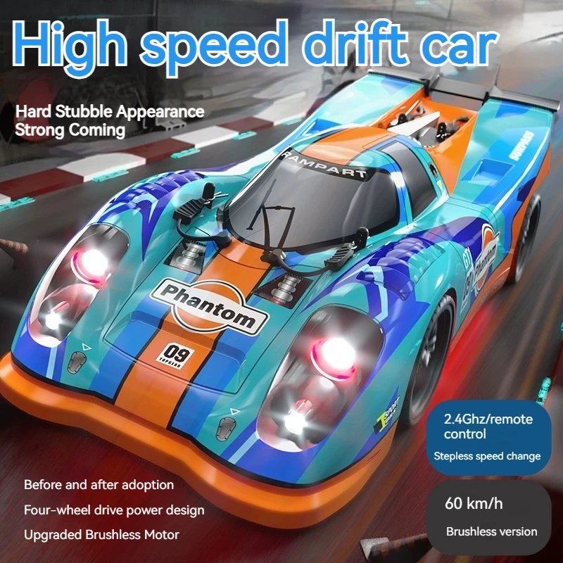 Suchiyu 1/16 Brushless Four-Wheel Drive High-Speed Drift Car Simulation Car Lights Electric Rc Remote Control Car Model Boy Gift
Suchiyu 1/16 Brushless Four-Wheel Drive High-Speed Drift Car Simulation Car Lights Electric Rc Remote Control Car Model Boy Gift
