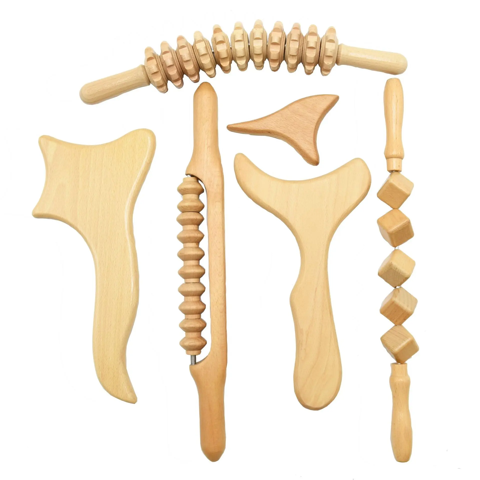 Beech Massager Solid Wood Rolling Bar Scraping Board Scraping Cup Large Mushroom Meridian Dredging Massage Tool Set
Beech Massager Solid Wood Rolling Bar Scraping Board Scraping Cup Large Mushroom Meridian Dredging Massage Tool Set