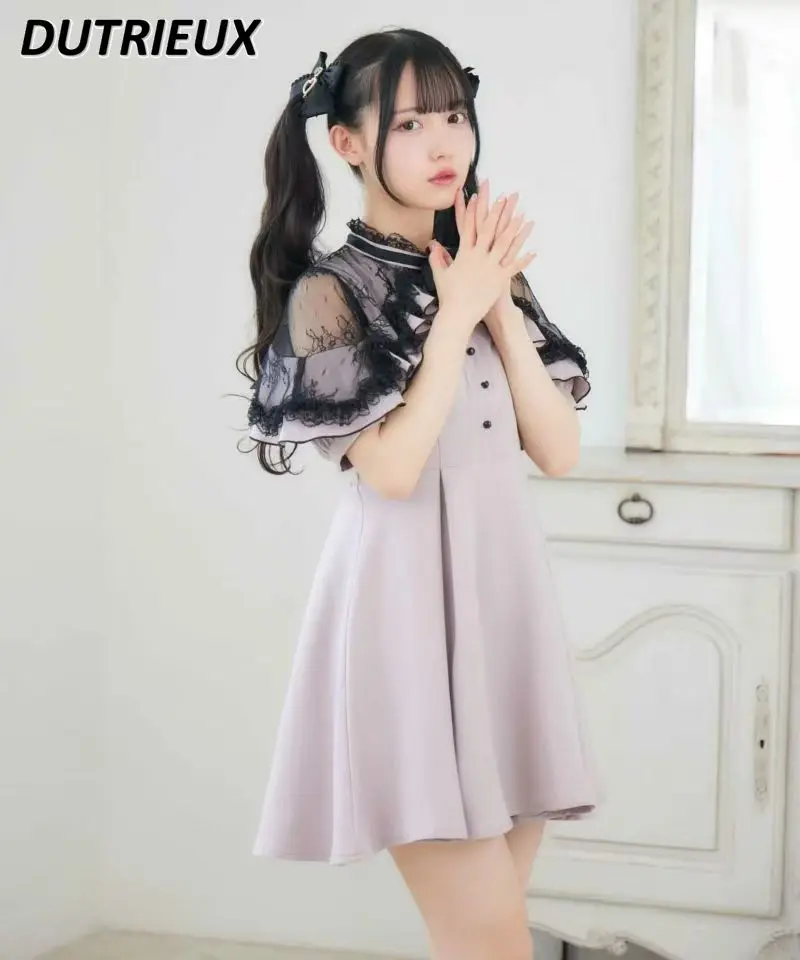 Fashion Japanese Style Casual Short-Sleeved Dress for Lady 2024 New Off-the-Shoulder Elegant Cute Sweet Summer Women's Dresses
Fashion Japanese Style Casual Short-Sleeved Dress for Lady 2024 New Off-the-Shoulder Elegant Cute Sweet Summer Women's Dresses