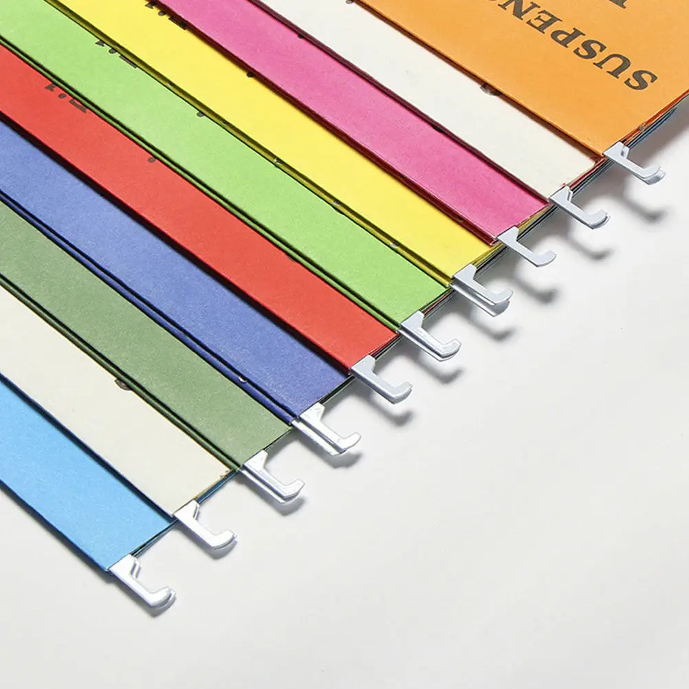 5Pcs A4 Hanging File Folders Premium Thick Paper Material Wide Mouth Opening Fits Standard A4 Cabinets for Document Archiving
5Pcs A4 Hanging File Folders Premium Thick Paper Material Wide Mouth Opening Fits Standard A4 Cabinets for Document Archiving
