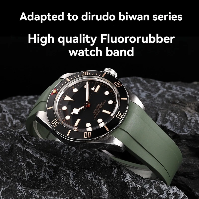 20MM Curved FKM Fluororubber Watch Strap For Tudor BB58 1958 Biwan 39 M79030N M79018V, Navy Blue GMT High Quality Rubber strap
20MM Curved FKM Fluororubber Watch Strap For Tudor BB58 1958 Biwan 39 M79030N M79018V, Navy Blue GMT High Quality Rubber strap