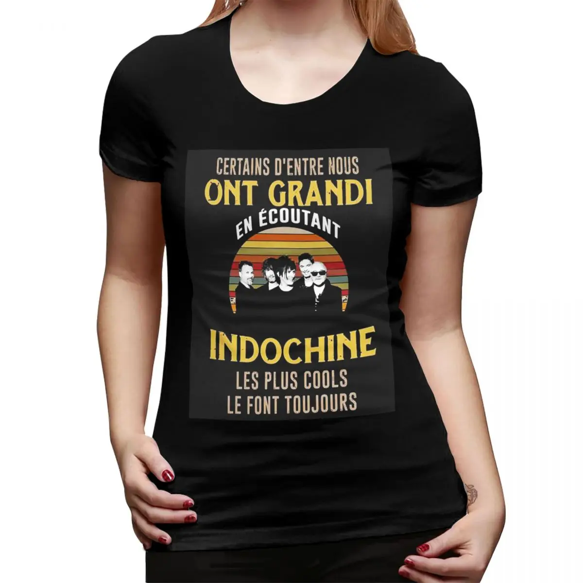 Best Of Indochine Band Logo7 Exselna Genres Rock T-Shirt for Women O-Neck Streetwear T Shirts Women's Short Sleeve Clothes Tops
Best Of Indochine Band Logo7 Exselna Genres Rock T-Shirt for Women O-Neck Streetwear T Shirts Women's Short Sleeve Clothes Tops