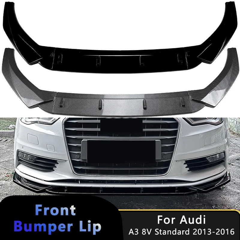 For Audi A3 S3 8V Standard 2013-2016 Car Front Bumper Lip Chin Spoiler Splitter Bodykit Tuning Trim Racing ABS Glossy Black
For Audi A3 S3 8V Standard 2013-2016 Car Front Bumper Lip Chin Spoiler Splitter Bodykit Tuning Trim Racing ABS Glossy Black