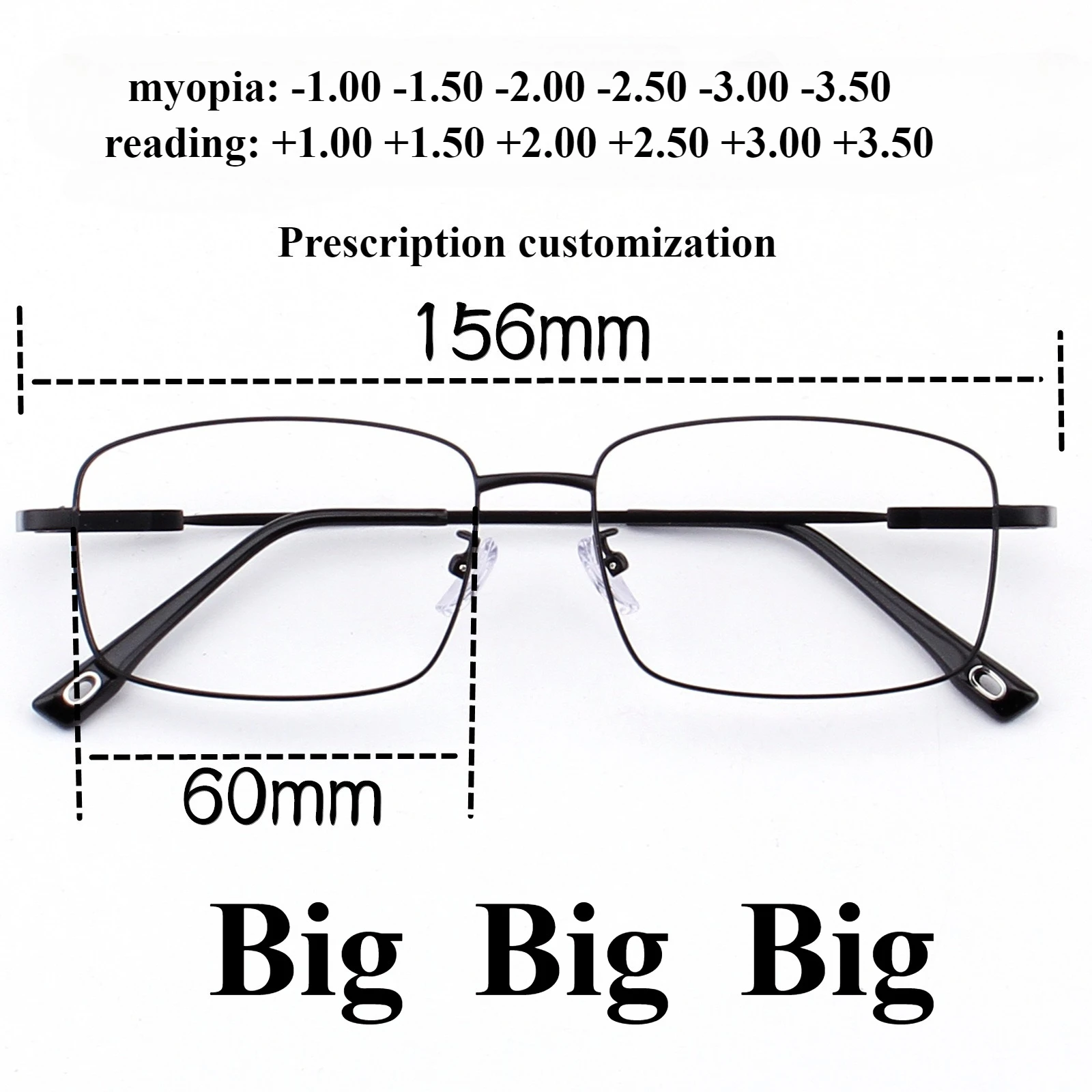 Men Square Big Face Frame Business Casual Super Light Quality Male Prescription Septacles Frames Anti Blue Light Reading Glasses
Men Square Big Face Frame Business Casual Super Light Quality Male Prescription Septacles Frames Anti Blue Light Reading Glasses