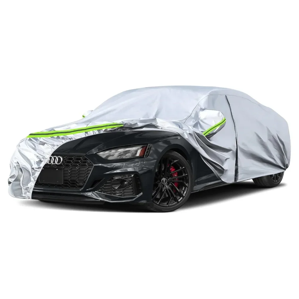 Waterproof Car Covers For Audi A5/S5 2007-2025 Silver All Weather Custom-fit With Zipper Door Windproof Bands For Snow Rain
Waterproof Car Covers For Audi A5/S5 2007-2025 Silver All Weather Custom-fit With Zipper Door Windproof Bands For Snow Rain