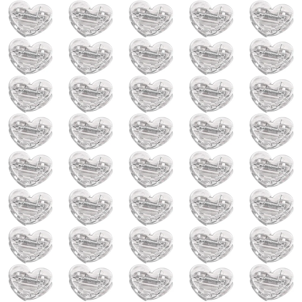 40pcs Heart Photo Clips Love Picture Clamps Cute Party Home Decor Small Multi-Function File Binder Memo Organizer Clear Reusable
40pcs Heart Photo Clips Love Picture Clamps Cute Party Home Decor Small Multi-Function File Binder Memo Organizer Clear Reusable