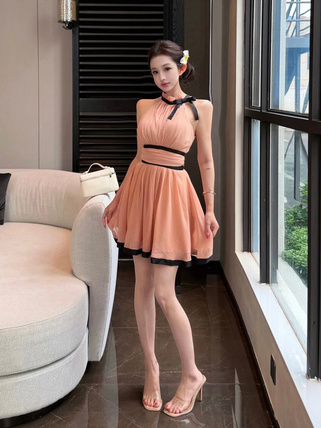 Unique Beautiful Short Strap Dress Slimming Waist High Waist Cotton Summer Casual Elegant Wind Knot Puffy Skirt
Unique Beautiful Short Strap Dress Slimming Waist High Waist Cotton Summer Casual Elegant Wind Knot Puffy Skirt