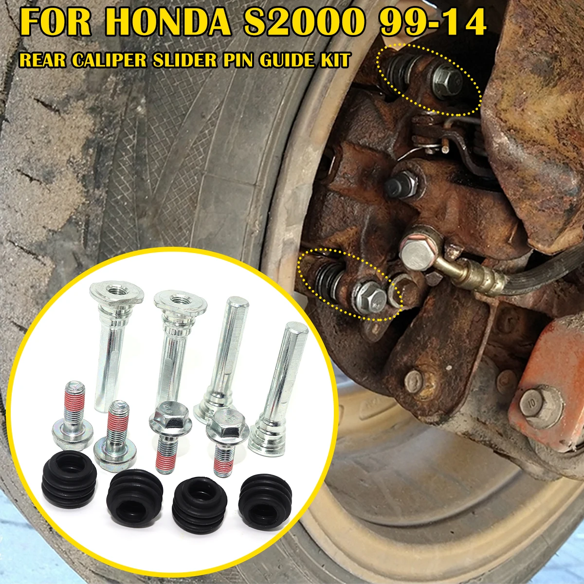 12pcs Brake Caliper Cylinder Slider Guide Pin For Disc Housing Bolt Rubber Bushing Boot Seal Kit FOR HONDA S2000 1999-2016 2014
12pcs Brake Caliper Cylinder Slider Guide Pin For Disc Housing Bolt Rubber Bushing Boot Seal Kit FOR HONDA S2000 1999-2016 2014