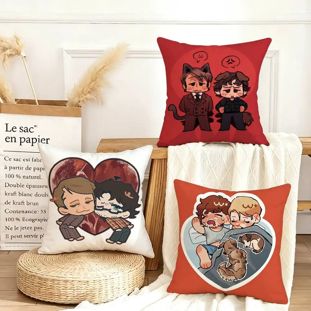 H-HannibalS and Will Chibi Various Sizes Square Pillow Case For Car Home Bedchamber Decor
H-HannibalS and Will Chibi Various Sizes Square Pillow Case For Car Home Bedchamber Decor