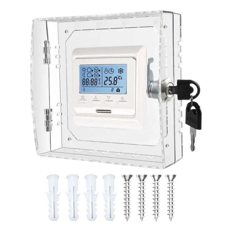Thermostat Guard With Lock With Lock Small Thermostat Lock Box Lock Box For Thermostat On Wall Thermostat Lock Boxes
Thermostat Guard With Lock With Lock Small Thermostat Lock Box Lock Box For Thermostat On Wall Thermostat Lock Boxes