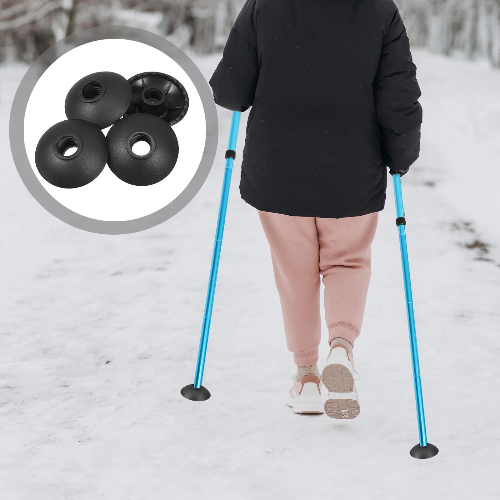 4Pcs Trekking Pole Mud Basket Snow Toes Plastic Replacement Tips Outdoor Hiking Walking Stick Accessories Hiking Pole Stopper
4Pcs Trekking Pole Mud Basket Snow Toes Plastic Replacement Tips Outdoor Hiking Walking Stick Accessories Hiking Pole Stopper