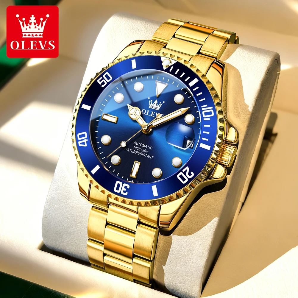 OLEVS 6650 Luxury Business Automatic Men's Watches Waterproof Luminous Stainless Steel Mechanical Wristwatch for Man
OLEVS 6650 Luxury Business Automatic Men's Watches Waterproof Luminous Stainless Steel Mechanical Wristwatch for Man