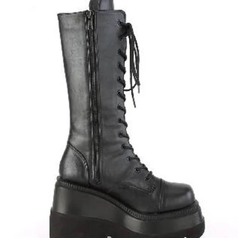 Brand Design Womens Boots High Heels Fashion Wedges Ankle Boots for Women New Punk Gothic Female Motorcycle Boots Platform Shoes
Brand Design Womens Boots High Heels Fashion Wedges Ankle Boots for Women New Punk Gothic Female Motorcycle Boots Platform Shoes