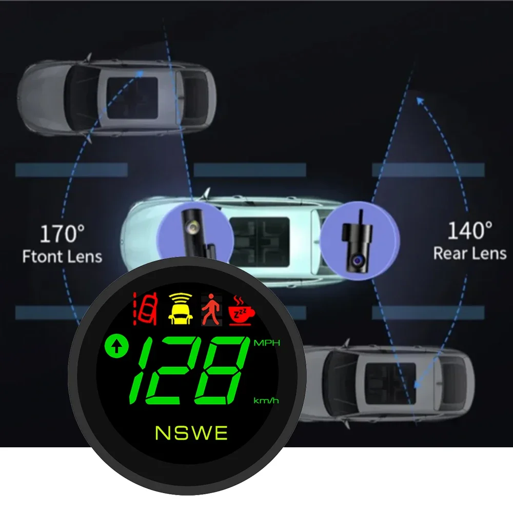 ELING 2 3/4'' GPS Speedometer 299KM/H MPH Speedo Gauge with Fatigue Driving Alarm Overspeed Alarm 5~36V DC Universal for Car
ELING 2 3/4'' GPS Speedometer 299KM/H MPH Speedo Gauge with Fatigue Driving Alarm Overspeed Alarm 5~36V DC Universal for Car