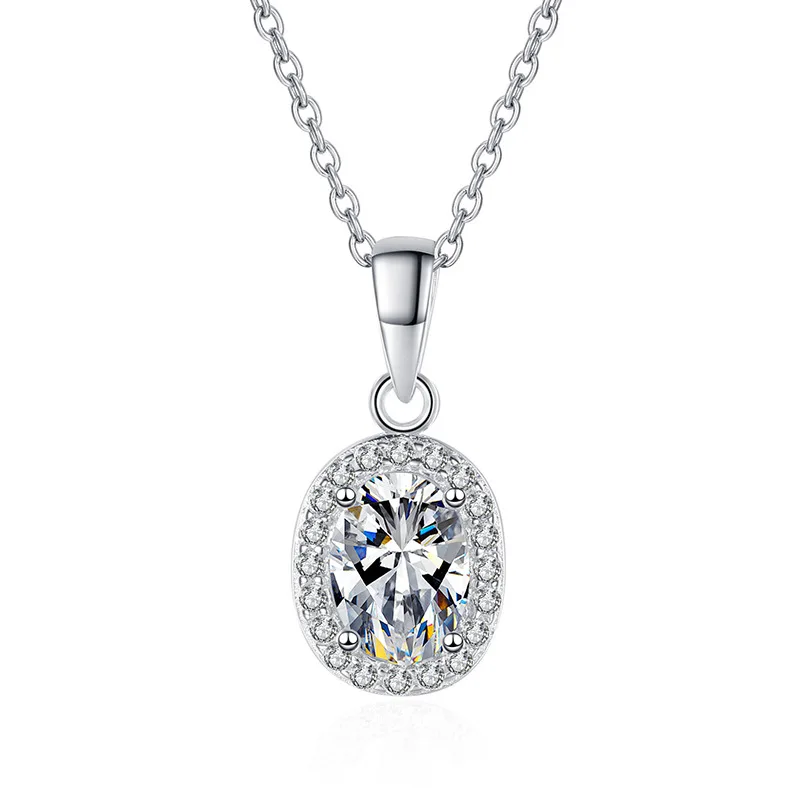LioraGem Oval Wrapped Diamond Pendant for Women, Simple and Elegant Pigeon Egg-shaped Moissanite Necklace Platinum PT950 Stamp
LioraGem Oval Wrapped Diamond Pendant for Women, Simple and Elegant Pigeon Egg-shaped Moissanite Necklace Platinum PT950 Stamp