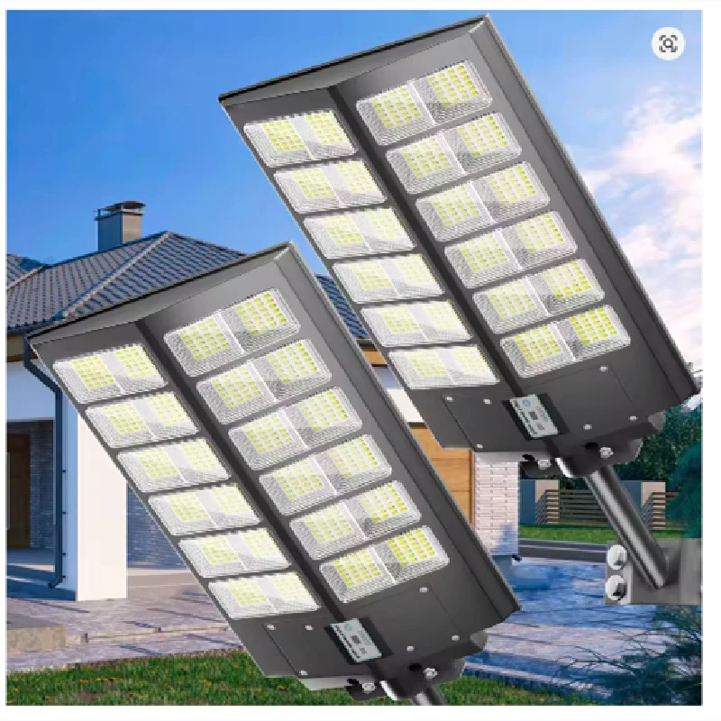 2-Pack Solar Street Light 5000W Outdoor Flood Light with Motion Sensor Remote Control for Security Decoration Gardening Lights
2-Pack Solar Street Light 5000W Outdoor Flood Light with Motion Sensor Remote Control for Security Decoration Gardening Lights