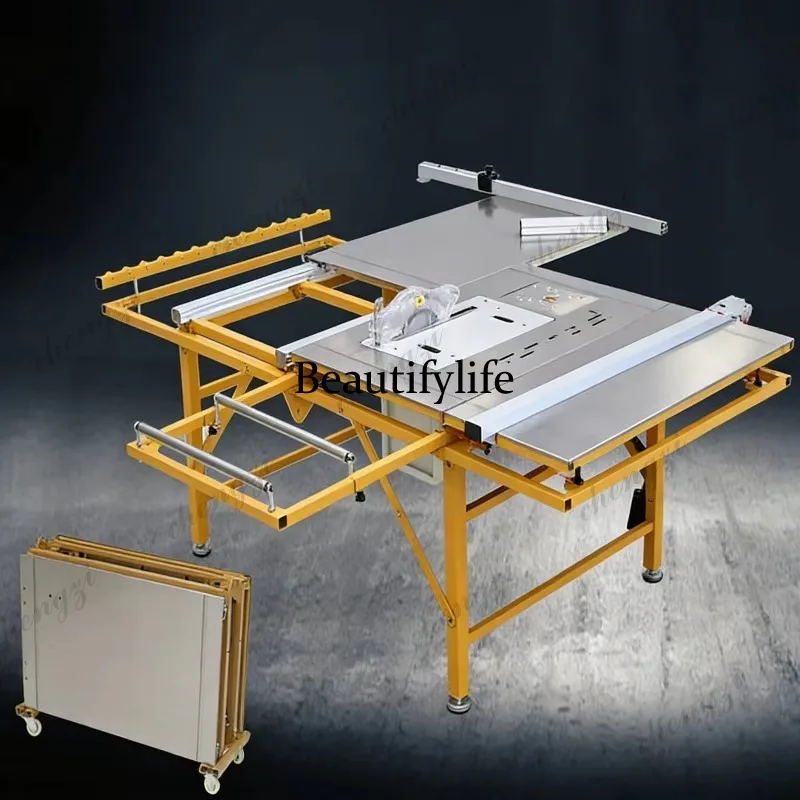 SS81 Portable Woodworking Sliding Table Saw Dustless Sub Saw Multifunctional Precision Folding Workbench For Carpentry Cutting
SS81 Portable Woodworking Sliding Table Saw Dustless Sub Saw Multifunctional Precision Folding Workbench For Carpentry Cutting