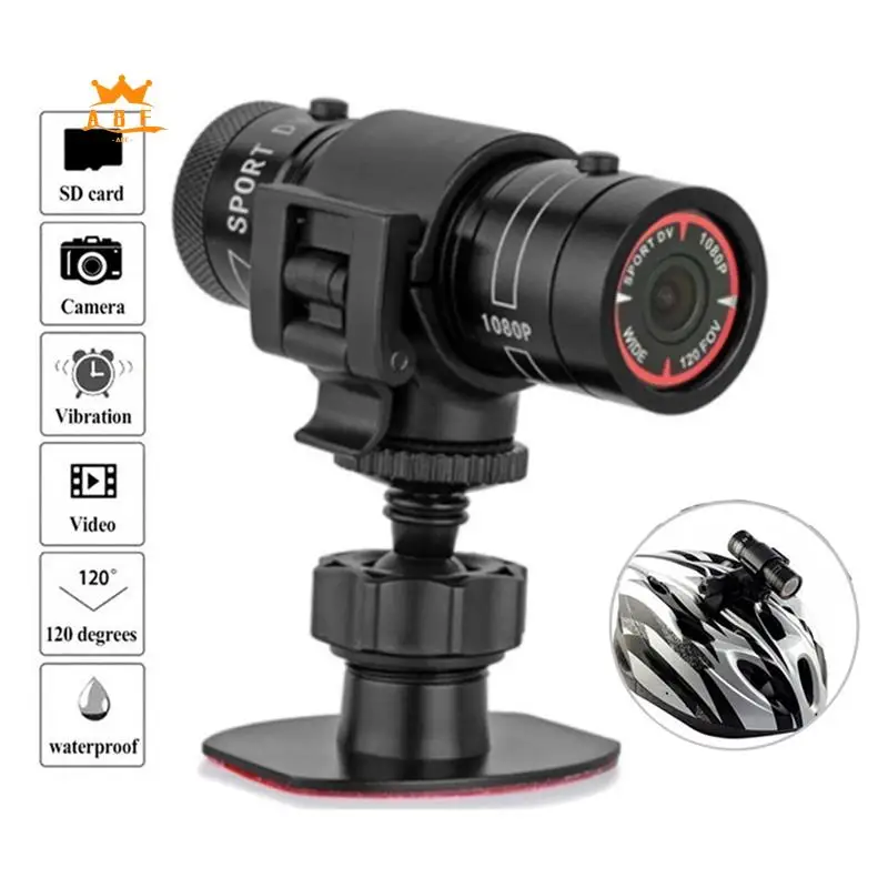 A08E-F9 Mini Sports Camera 1080P 200W Outdoor Riding Motorcycle Helmet Sports DV Camera Video Waterproof Bicycle Camera
A08E-F9 Mini Sports Camera 1080P 200W Outdoor Riding Motorcycle Helmet Sports DV Camera Video Waterproof Bicycle Camera