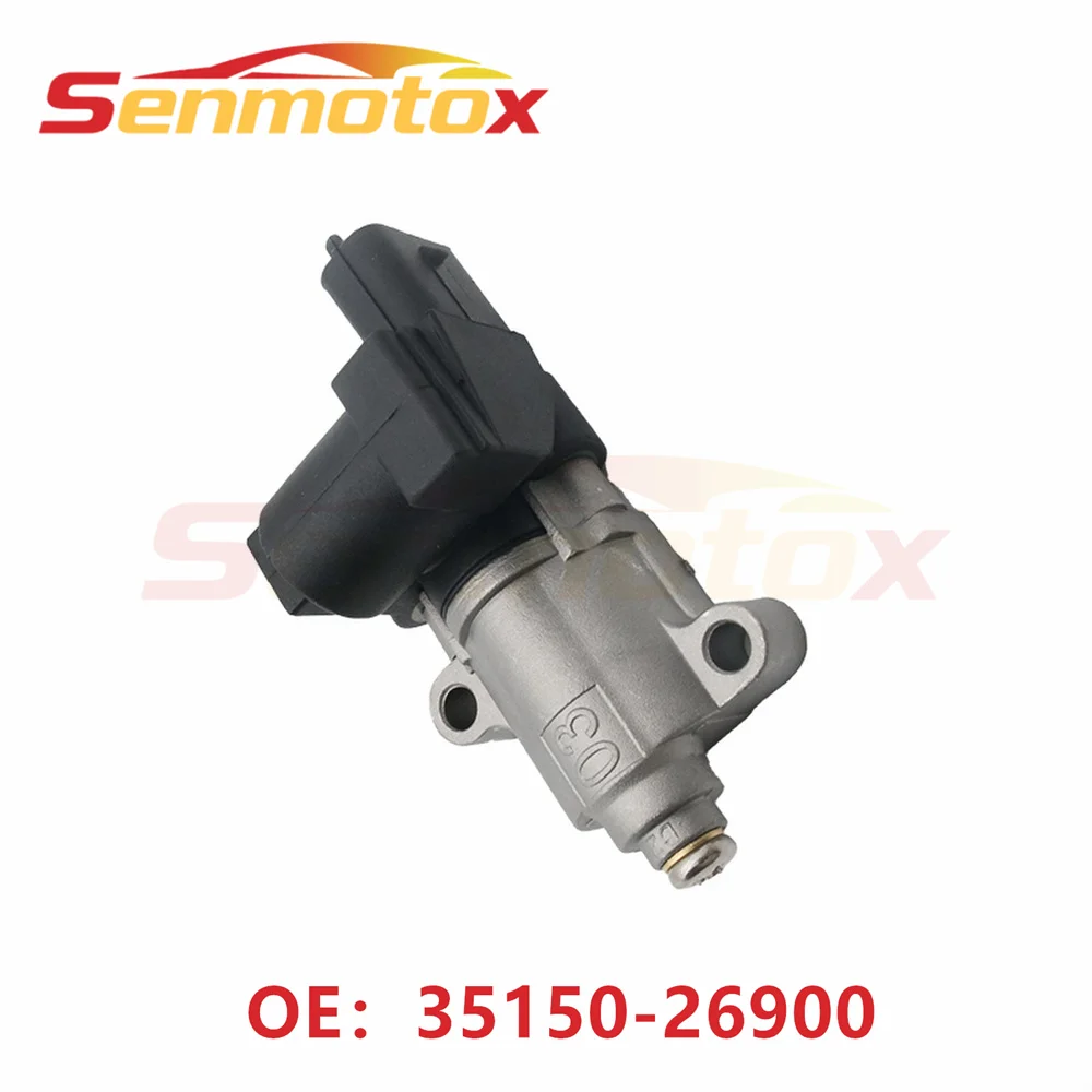 Клапан регулировки холостого хода 35150-26900 для Hyundai Elantra, Kia Tucson, Spectra 2003-10 (аналоги: 35150-2B000, 25150-23700, 35150-03000, 3515003000)
Клапан регулировки холостого хода 35150-26900 для Hyundai Elantra, Kia Tucson, Spectra 2003-10 (аналоги: 35150-2B000, 25150-23700, 35150-03000, 3515003000)