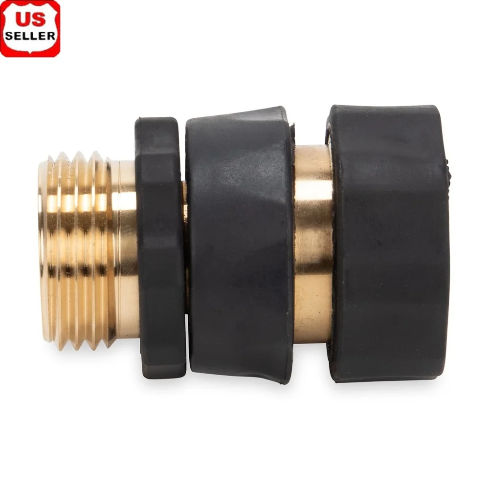 Quick Hose Connector Solid Brass Automatic Shut-Off Easy Installation RV Garden Hose Accessory 20135 Low Lead Compliant Durable
Quick Hose Connector Solid Brass Automatic Shut-Off Easy Installation RV Garden Hose Accessory 20135 Low Lead Compliant Durable