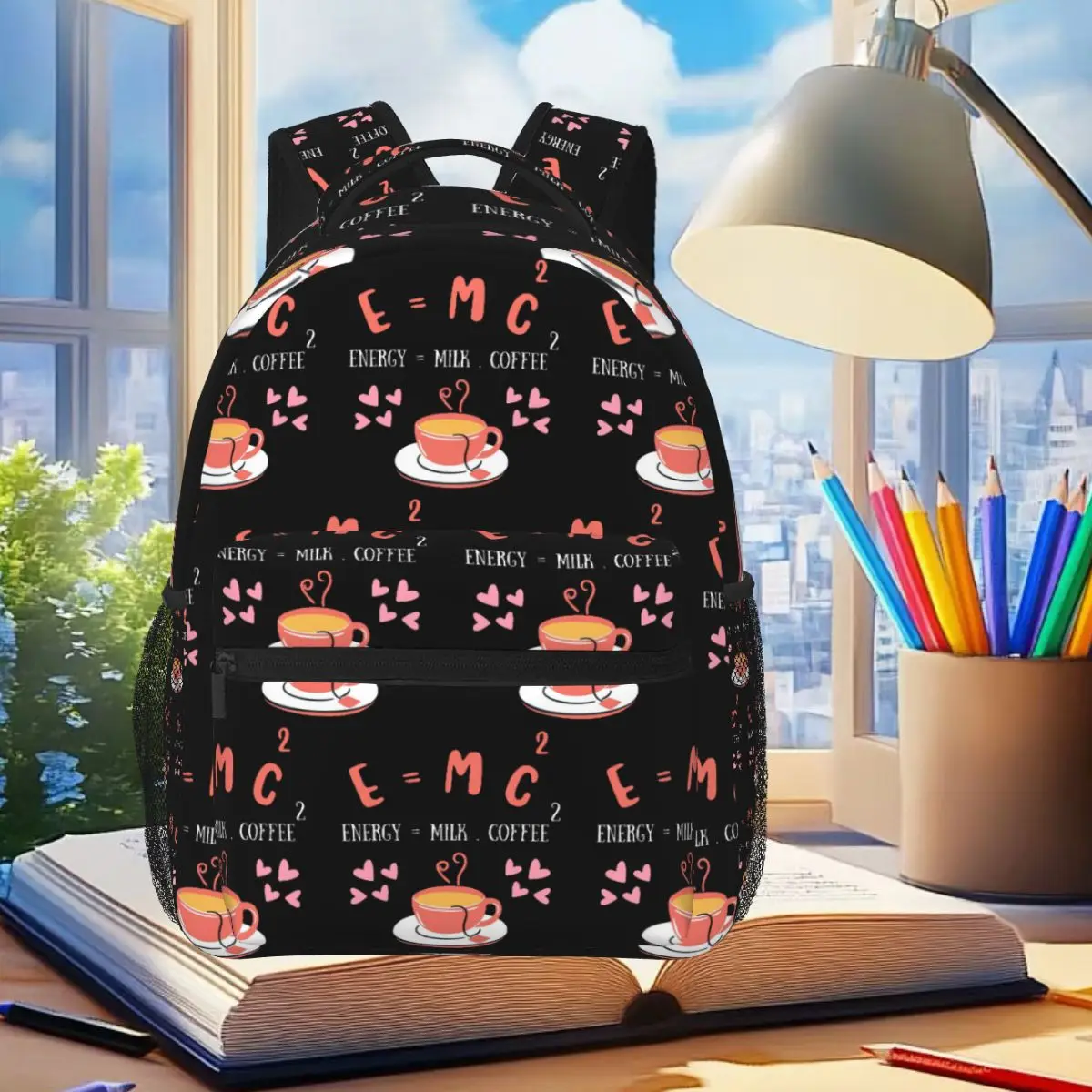 EMC2 Energy Milk Coffee Backpack Student Boys Girls BookBag Kids School Bag Computer Shoulder Bags for Men Women
EMC2 Energy Milk Coffee Backpack Student Boys Girls BookBag Kids School Bag Computer Shoulder Bags for Men Women
