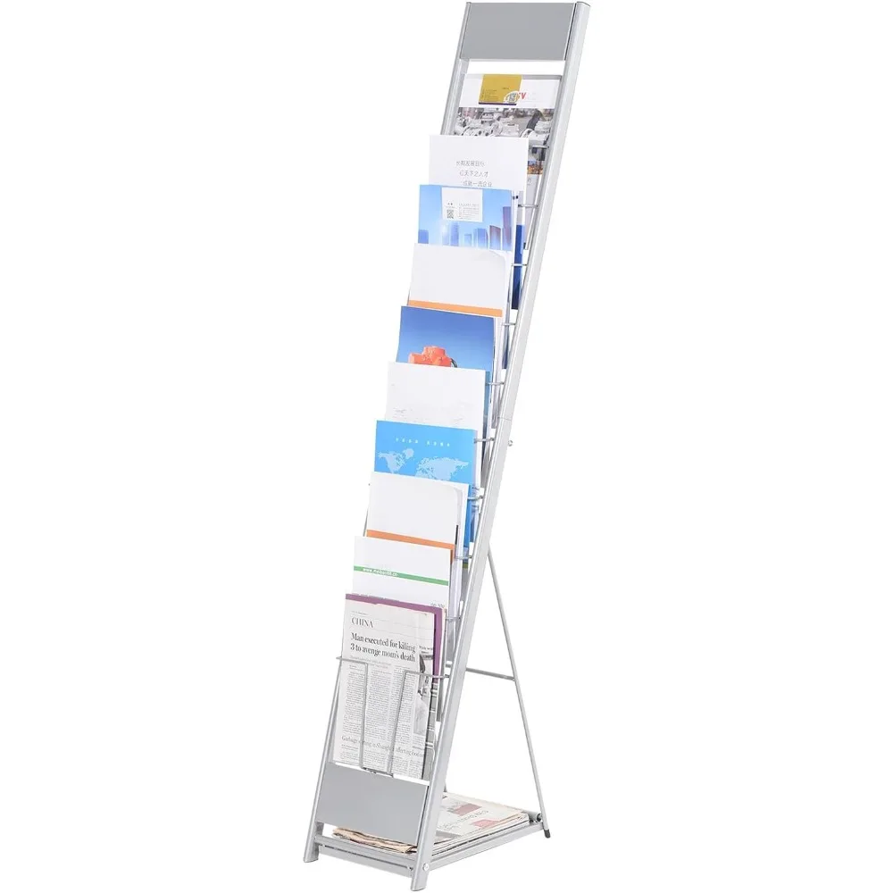 Detachable Magazine Display Racks Floor Standing 10 Layers Brochure Stand Catalog Literature Holder for Hotel, Exhibition, Offi
Detachable Magazine Display Racks Floor Standing 10 Layers Brochure Stand Catalog Literature Holder for Hotel, Exhibition, Offi