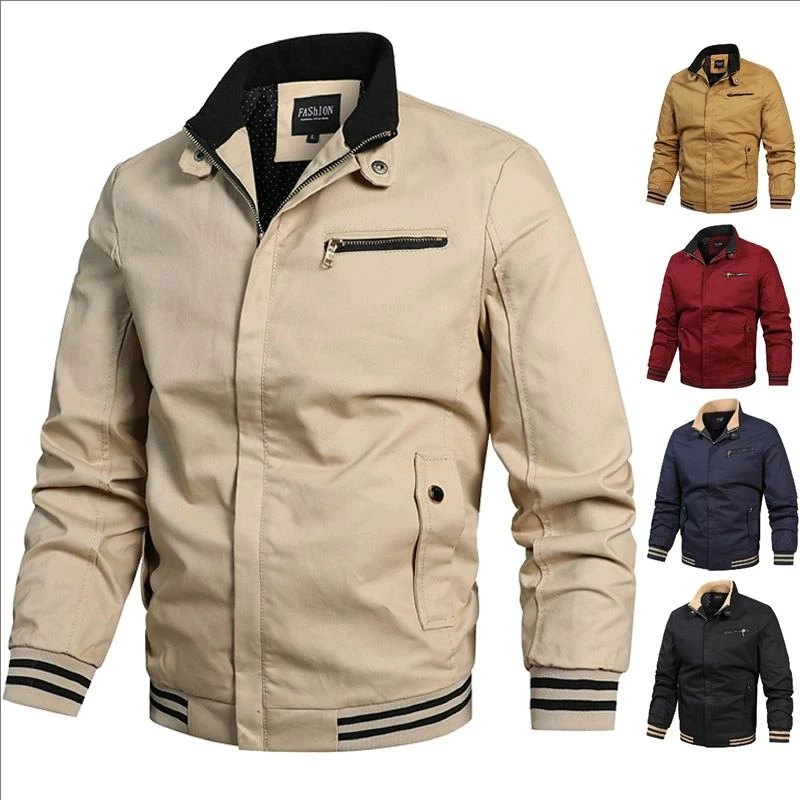 Autumn Men Jackets Stand Collar Slim Fit Vintage Baseball Coats Outwear Windbreak Bomber Jacket Clothing S-3XL
Autumn Men Jackets Stand Collar Slim Fit Vintage Baseball Coats Outwear Windbreak Bomber Jacket Clothing S-3XL