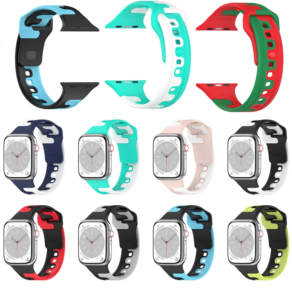 New Silicone Watch Strap for Watch 1-8 Band 49mm 45mm 44mm 42mm 40mm 41mm 30mm Series Sports Wristband Bracelet Accessories
New Silicone Watch Strap for Watch 1-8 Band 49mm 45mm 44mm 42mm 40mm 41mm 30mm Series Sports Wristband Bracelet Accessories
