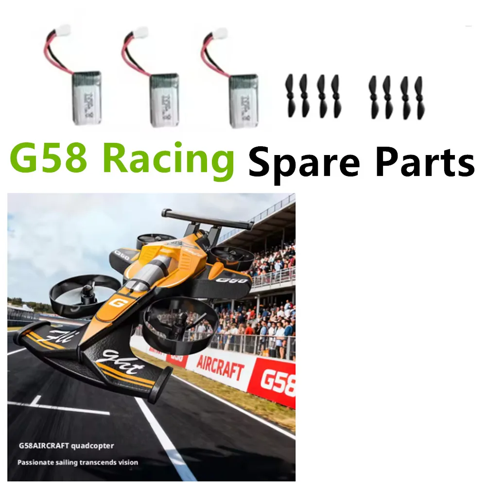 G58 RC Airplane Battery 3.7V 500mAh G58 Drone Propeller Blade G58 Drones Accessories G58 Battery Part
G58 RC Airplane Battery 3.7V 500mAh G58 Drone Propeller Blade G58 Drones Accessories G58 Battery Part