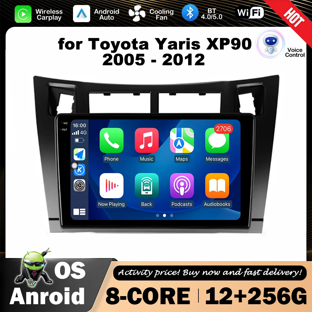 Car Radio Multimedia Android Intelligent System Player GPS Navigation 9 '' for Toyota Yaris XP90 2005 - 2012 Bluetooth WiFi DSP
Car Radio Multimedia Android Intelligent System Player GPS Navigation 9 '' for Toyota Yaris XP90 2005 - 2012 Bluetooth WiFi DSP