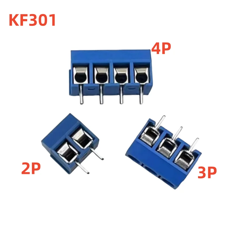 10Pcs KF301-2P KF301-3P 5mm PCB Screw Terminal Block KF301 2 Pin 3 Pin Wire Connector Straight Needle Blue
10Pcs KF301-2P KF301-3P 5mm PCB Screw Terminal Block KF301 2 Pin 3 Pin Wire Connector Straight Needle Blue