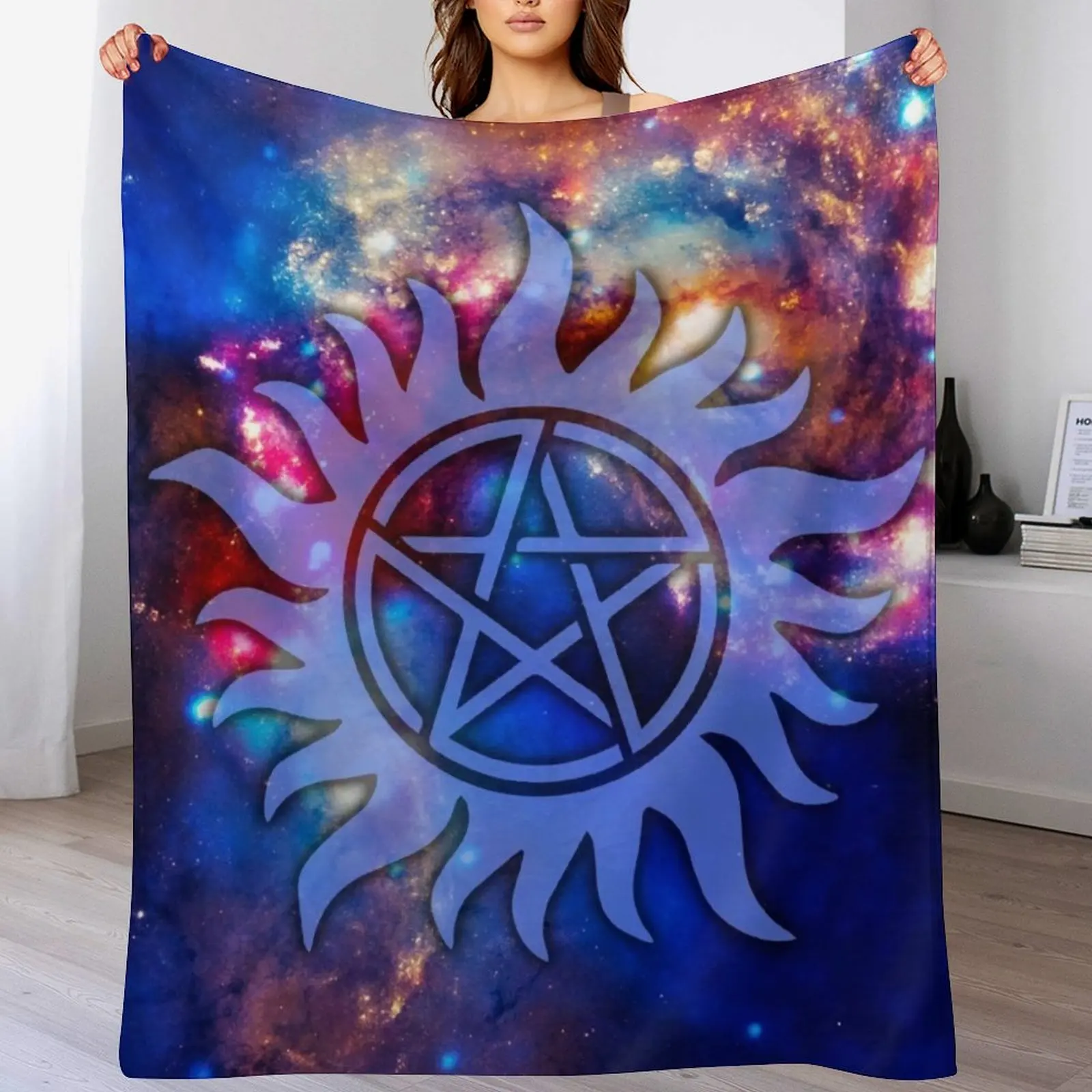 Supernatural Cosmos Throw Blanket Easy Care Comfortable Blanket for Couch
Supernatural Cosmos Throw Blanket Easy Care Comfortable Blanket for Couch