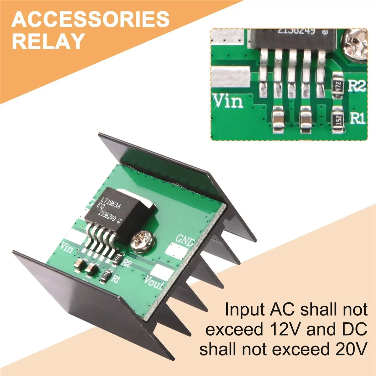 AS62 5PCS Ultra Low Noise Power Module LT1963 Power Board / 5V Power Module
AS62 5PCS Ultra Low Noise Power Module LT1963 Power Board / 5V Power Module