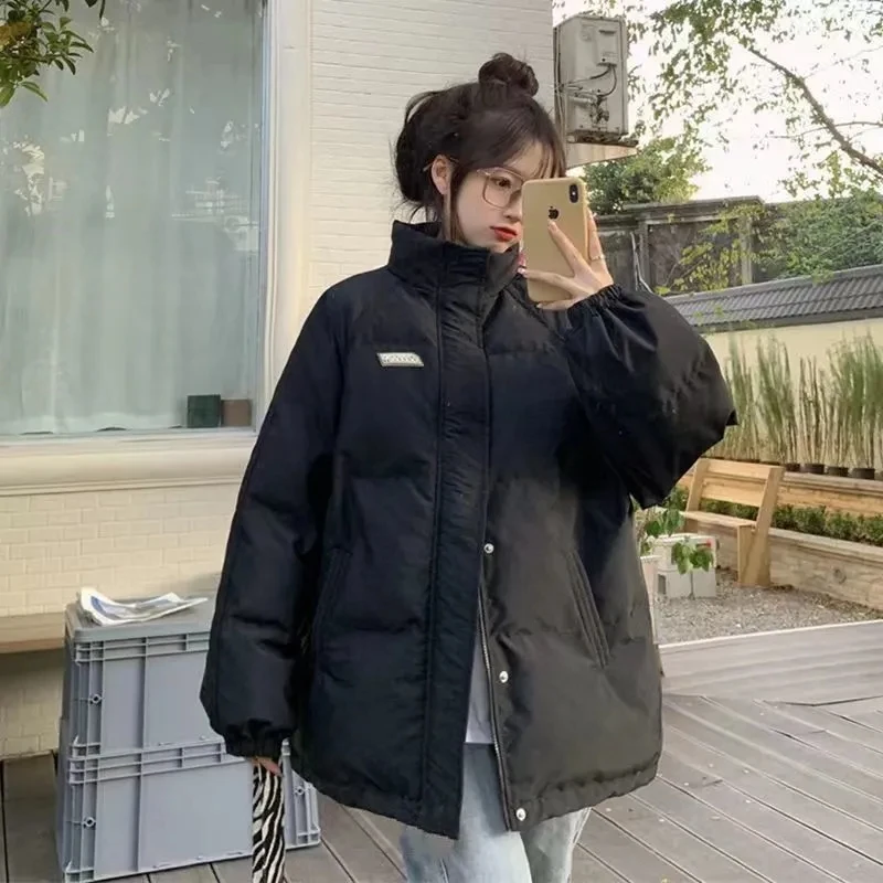 Cotton Padded Women's New Oversized Bread Jacket Thick Cotton Coat Trendy Ins Campus Winter Coat
Cotton Padded Women's New Oversized Bread Jacket Thick Cotton Coat Trendy Ins Campus Winter Coat