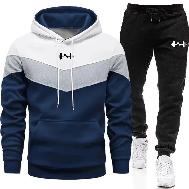 2026 New Fashion Men's Tracksuit Hooded Sweatshirt & Black Sweatpants Outdoor Casual Sporty Jogger Set Gym Fitness Hoodie Outfit
2026 New Fashion Men's Tracksuit Hooded Sweatshirt & Black Sweatpants Outdoor Casual Sporty Jogger Set Gym Fitness Hoodie Outfit