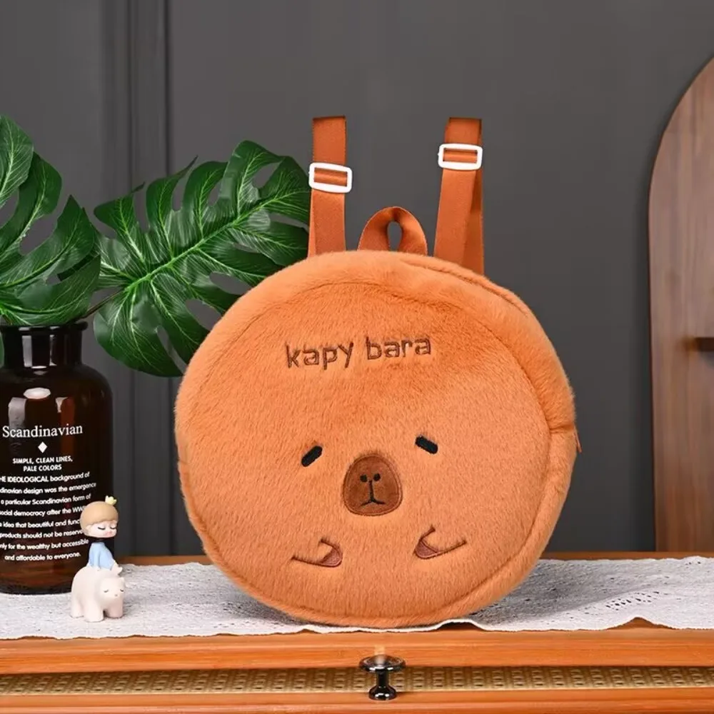 Knapsack Capybara Plush Toy Backpack Storage Large Capacity Plush Capybara Bag Fluffy Portable Capibala Plush School Bag
Knapsack Capybara Plush Toy Backpack Storage Large Capacity Plush Capybara Bag Fluffy Portable Capibala Plush School Bag