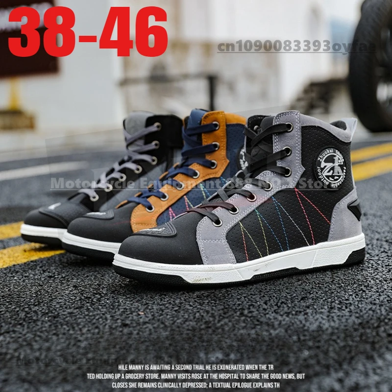 Motorcycle Riding Shoes for All Seasons Motorcycle Boots Summer Breathable Anti Fall Riding Equipment Riders Road Racing Shoes 
Motorcycle Riding Shoes for All Seasons Motorcycle Boots Summer Breathable Anti Fall Riding Equipment Riders Road Racing Shoes