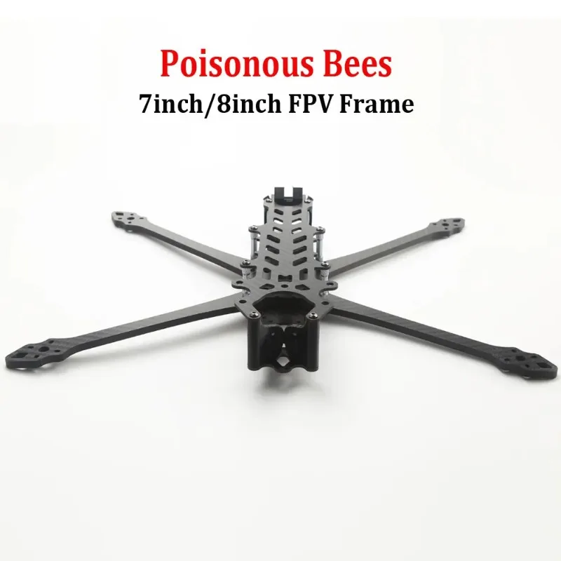 Рама для FPV-дрона Poisonous Bees 7/8" с колесной базой 295 мм/375 мм и 3D-печатными деталями для дальних полетов
Рама для FPV-дрона Poisonous Bees 7/8" с колесной базой 295 мм/375 мм и 3D-печатными деталями для дальних полетов