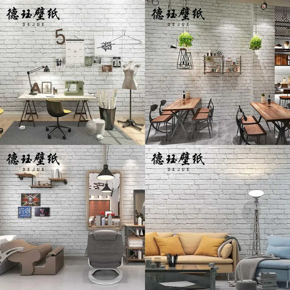 Retro 3D White Brick Pattern Wallpaper for Living Room Clothing Store Milk Tea Shop Non Self Adhesive
Retro 3D White Brick Pattern Wallpaper for Living Room Clothing Store Milk Tea Shop Non Self Adhesive